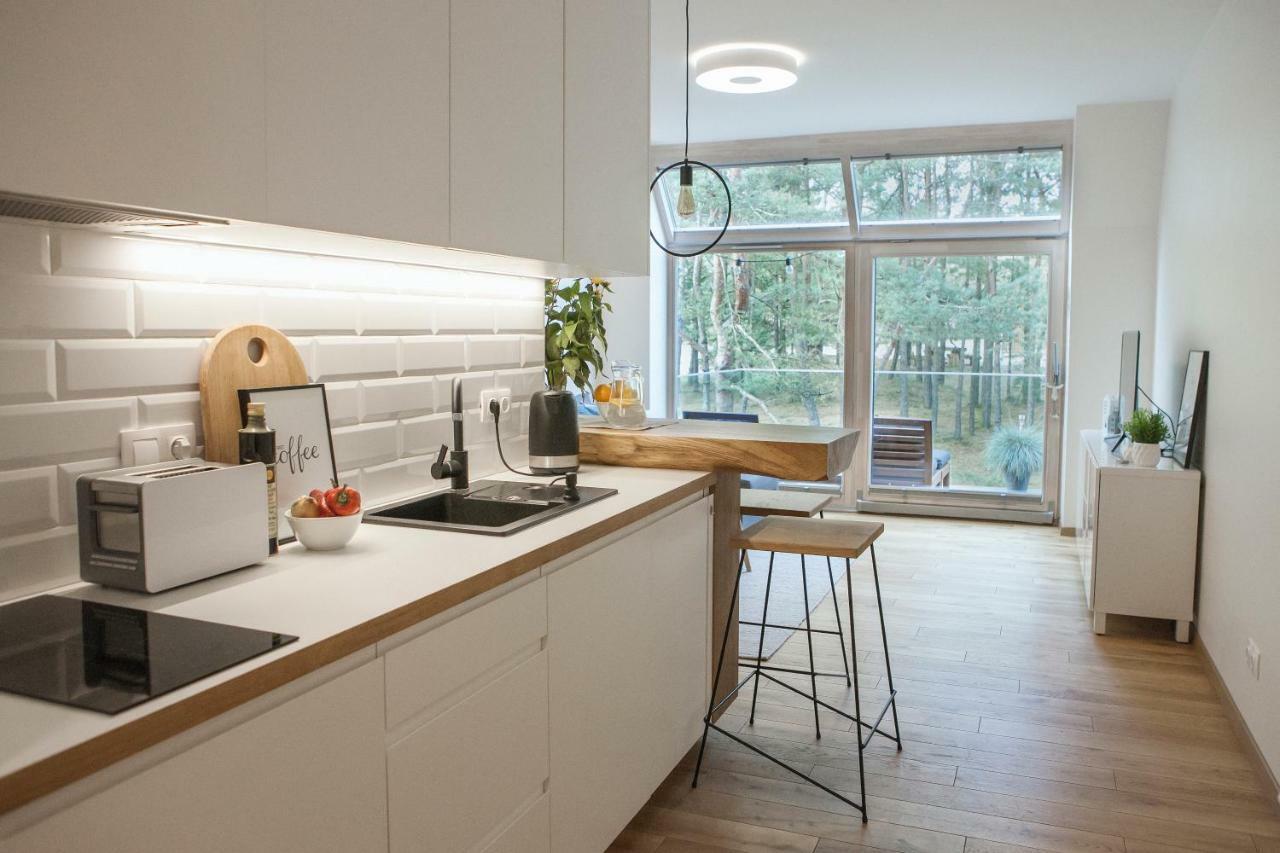 New Scandinavian Style Apartment In Nida Ngoại thất bức ảnh